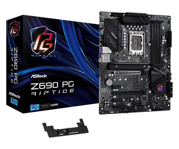 купить Материнская плата ASRock Z690 PG REPTIDE LGA1700 4xDDR4 8xSATA RAID 3xM.2 HDMI ATX в Алматы