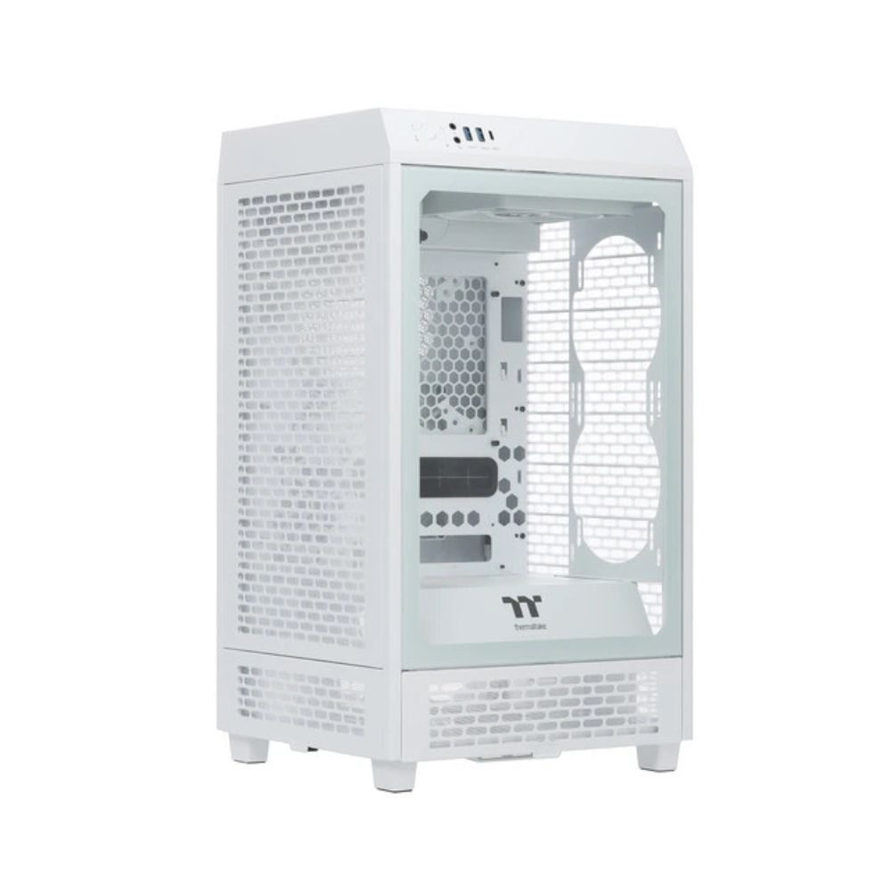 Купить Корпус Thermaltake The Tower 200 Snow, Mini Tower, m-ITX, White, 2x3.5*/2x2.5*, 2xUSB3.0, USB-C CA-1X9-00S6WN-00 в Алматы