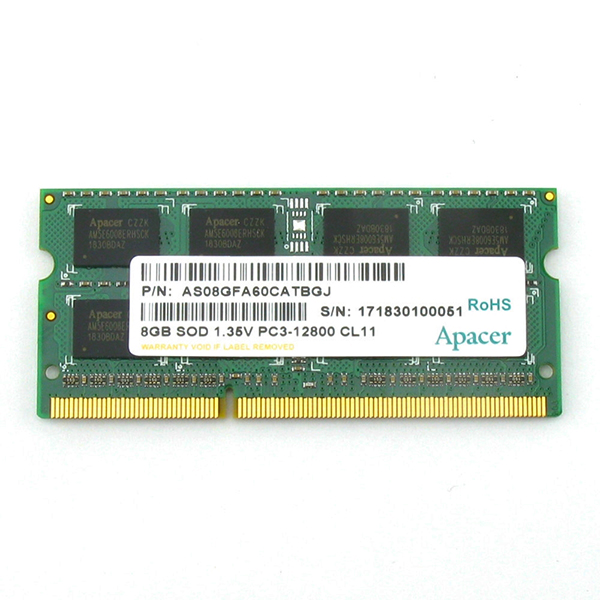 купить Модуль памяти для ноутбука, Apacer,DV.08G2K.KAM, DDR3L, 8 GB, SO-DIMM 1.35V 1600MHz, CL11 в Алматы