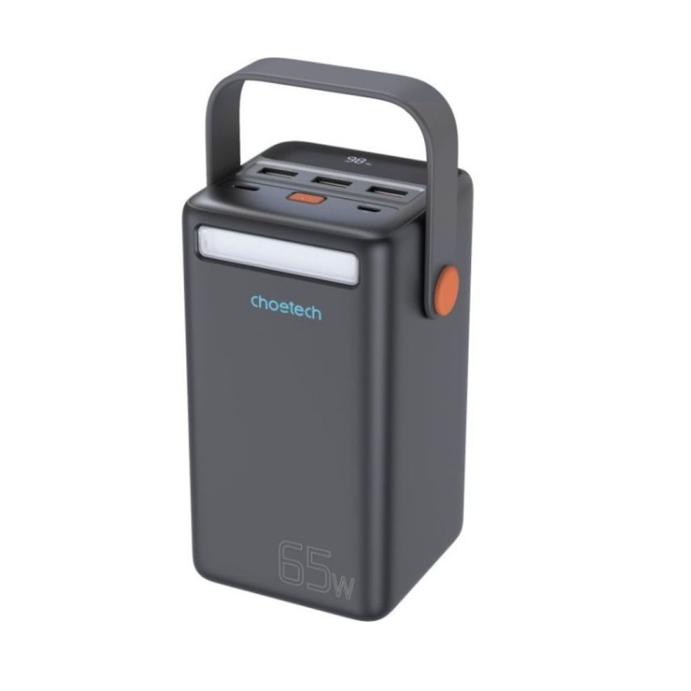 Купить Пауэрбанк Choetech Power Bank B664-CCBE 50000mah 65W Micro+USB-A+Type-C Mini power station blue в Алматы