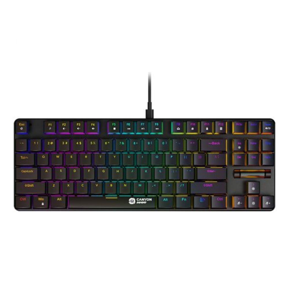 купить CANYON Cometstrike TKL GK-50, 87keys Mechanical keyboard CND-SKB50-RU в Алматы