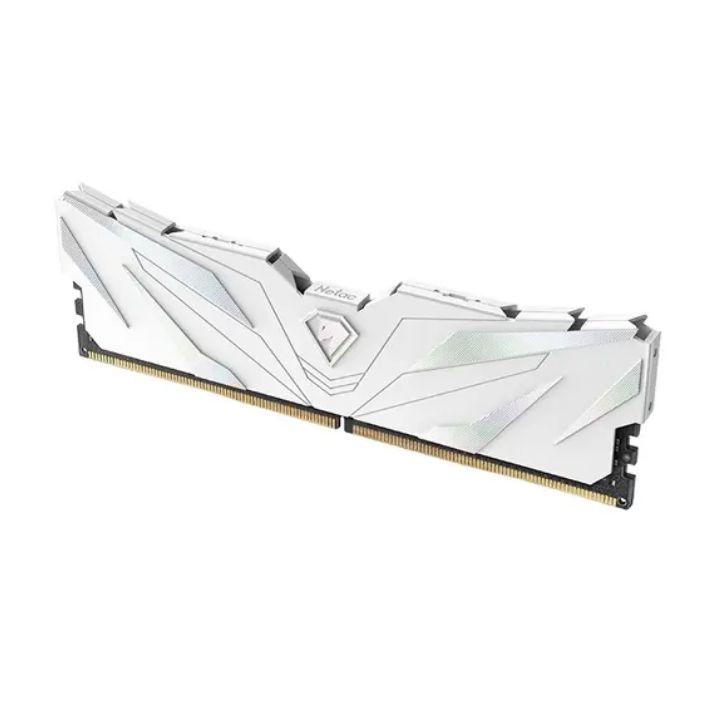 купить Модуль памяти Netac Shadow II White, NTSWD5P48SP-08W, DDR5 DIMM, 8Gb, 4800Mhz, C40, White, Single в Алматы