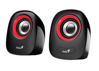 купить Колонки, Genius, SP-Q160, 6Вт, USB, Длина кабеля 1,5м, Красный в Алматы