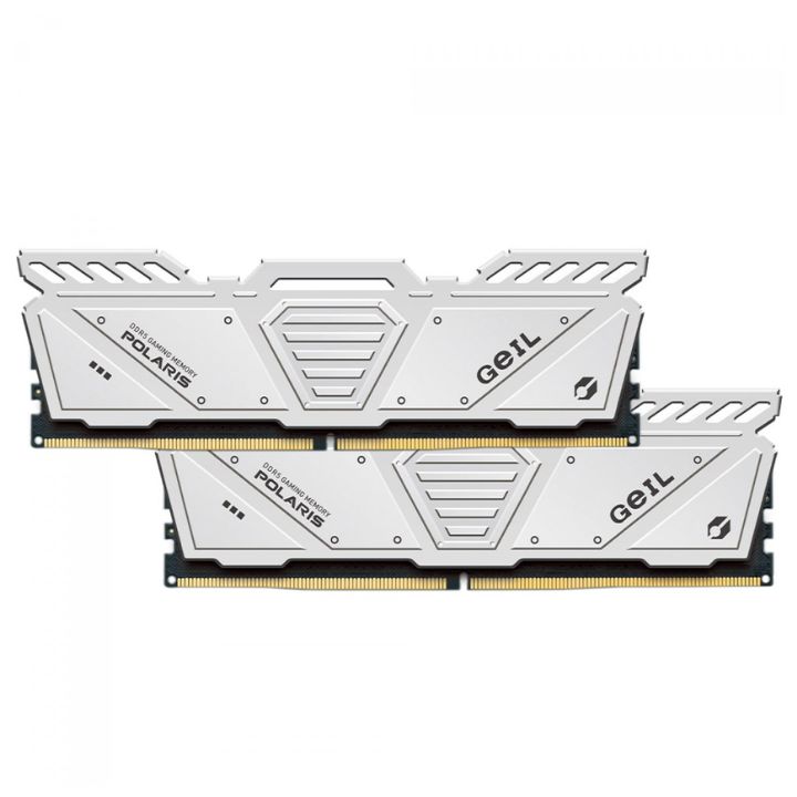 купить Оперативная память 32GB Kit (2x16GB) GEIL Polaris 5200Mhz DDR5 PC5-41600 GOW532GB5200C42DC White в Алматы