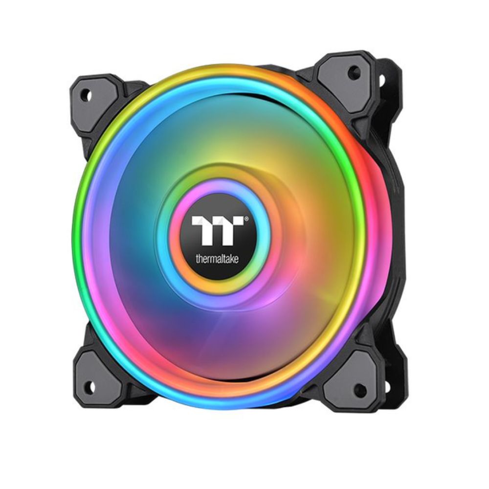 Купить Вентилятор для корпуса Thermaltake Riing Quad 12 RGB TT Premium, 12cm,USB,1500rpm,40.9CFM,25dB,Black CL-F088-PL12SW-C в Алматы