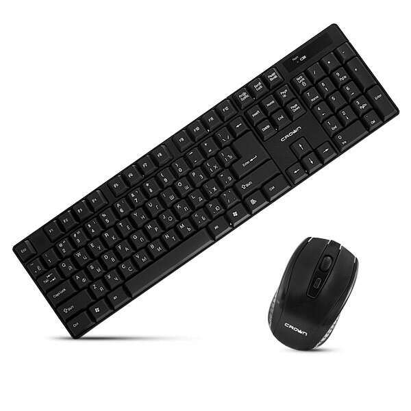 купить Набор клавиатура и мышь CROWN CMMK-954W в Алматы
