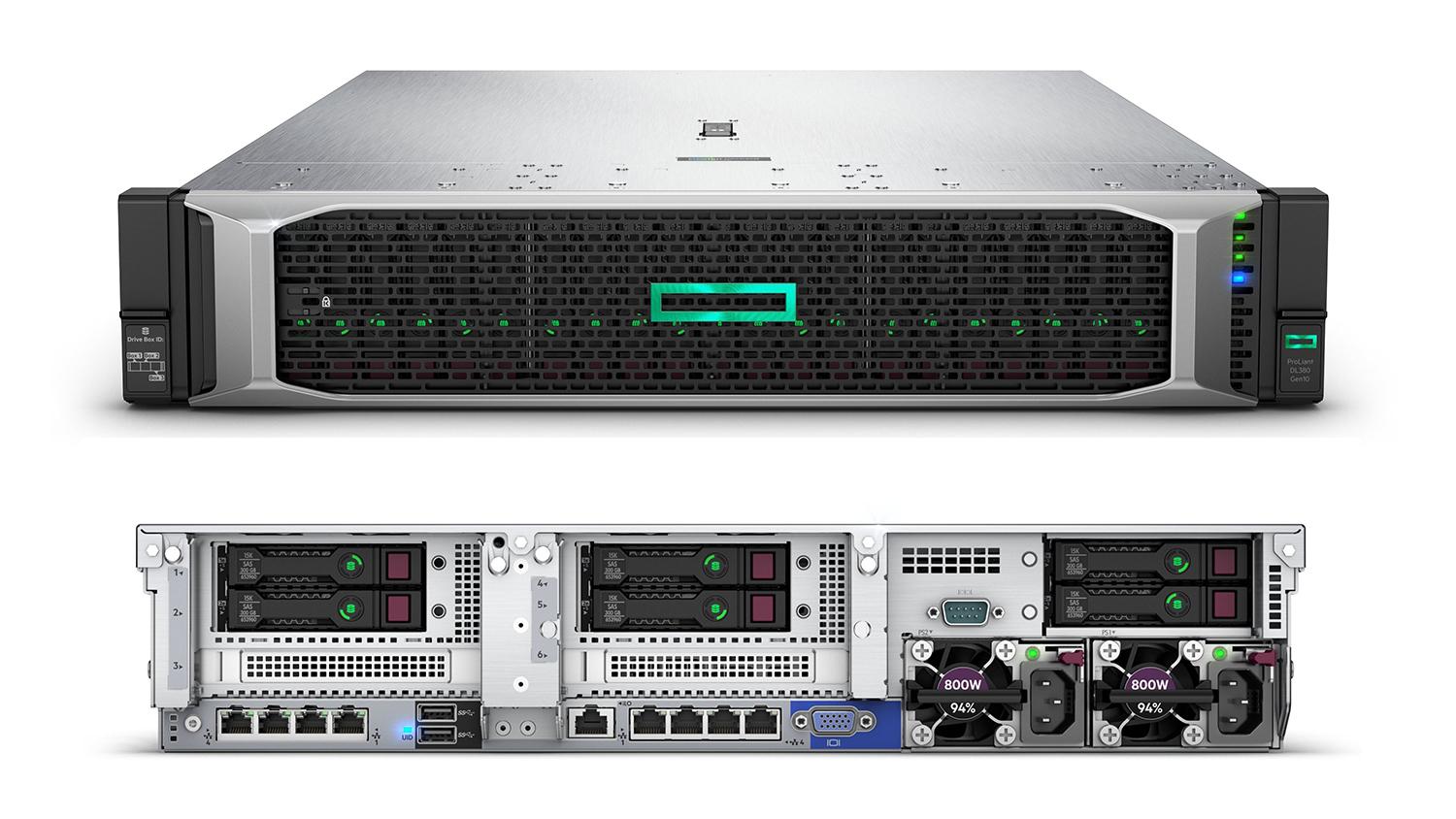 купить Сервер HPE ProLiant DL380 Gen10 4208 2.1GHz 8-core 1P 16GB-R S100i 12LFF 500W PS Srv в Алматы