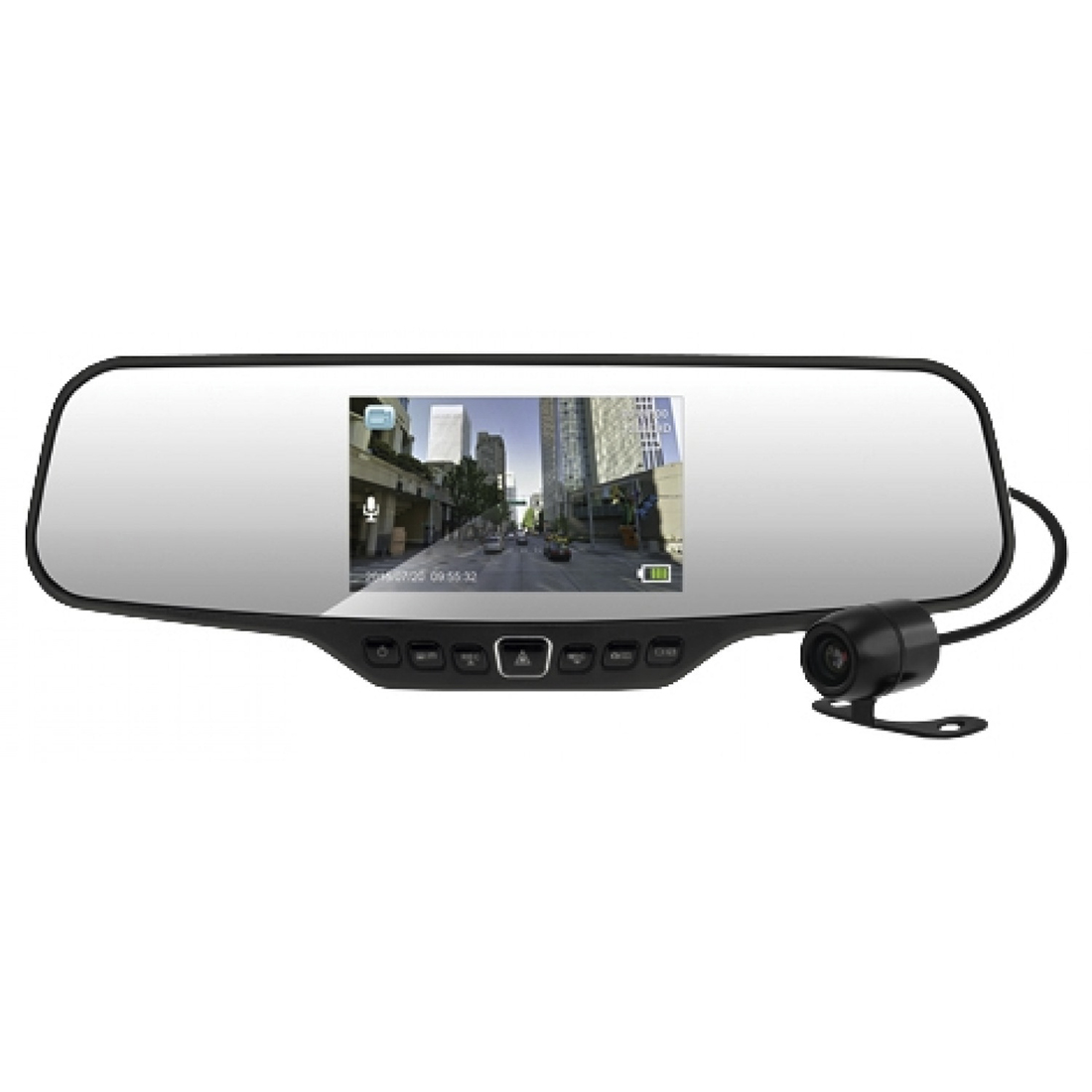 купить Видеорегистратор, Neoline, G-tech X23, Зеркало заднего вида, FullHD 30 к/с, 12/24В Камера парковки VGA 50 к/с, Циклическая запись, Поддержка microSD до 64 ГБ, Чёрный,  Цветная коробка в Алматы