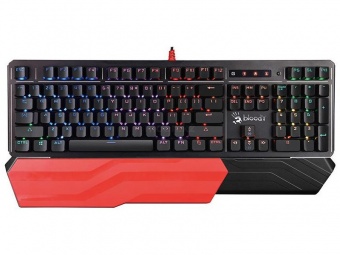 купить Клавиатура игровая Bloody B975OR <USB, RGB, 8 пластиковых (ABS) клавиш> в Алматы