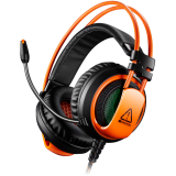 купить CANYON Corax GH-5 Gaming headset 3.5mm jack plus USB connector for vibration function, light control button, adjustable microphone and volume control, cable 2M, Black, 0.43kg в Алматы
