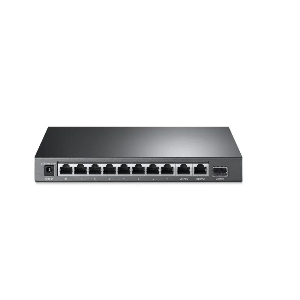 Купить Switch 8 port TP-Link TL-SL1311MP, 8х10/100 Мбит/с, 2хGigabit Ethernet, SFP, PoE в Алматы