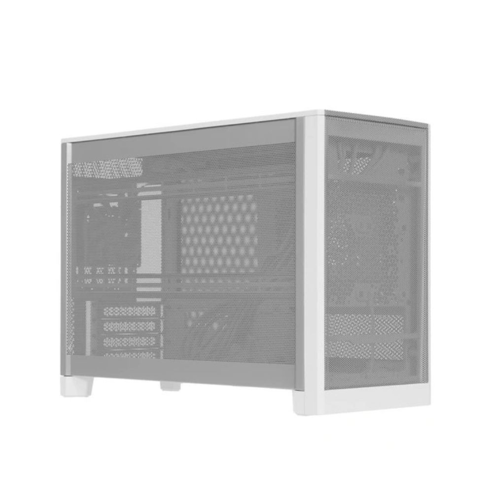 Купить Корпус Montech TEN (W) Micro-ATX/Mini-ITX 2xUSB3.0 1xType-C 1xAudio Белый в Алматы
