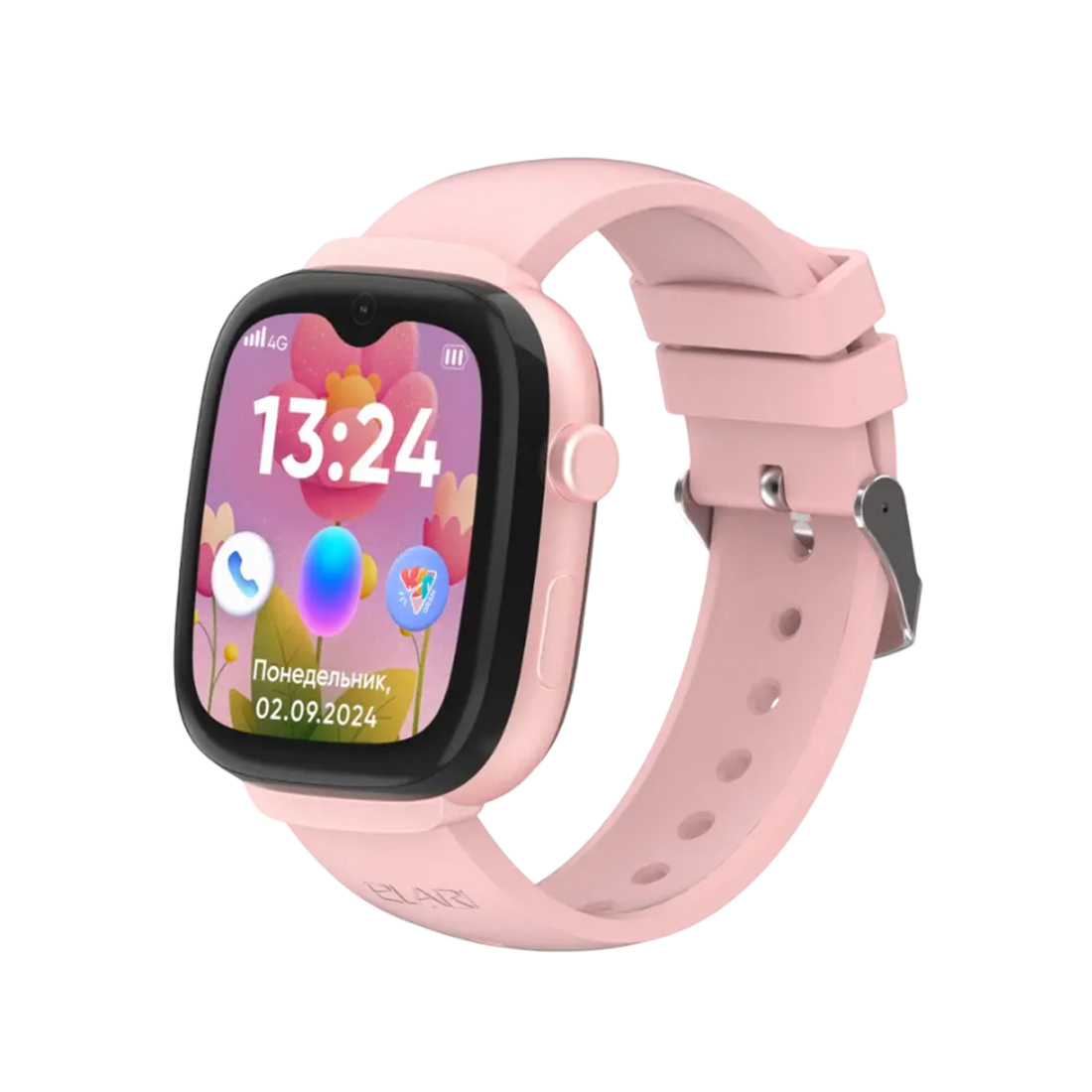 купить Детские смарт часы Elari KidGram Watch, IPS дисплей 1.9 дюйма, Розовый в Алматы