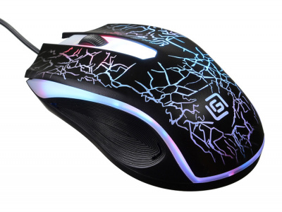 купить Мышь Oklick 395M SHADOW черный оптическая (1500dpi) USB (3but) в Алматы