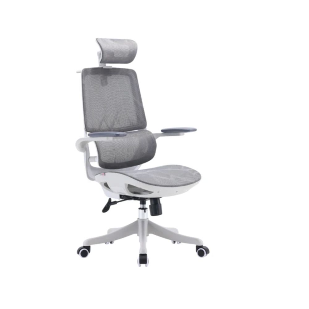 купить Кресло офисное Sihoo M59AS-201, регулировка высоты, подлокотник 3D, White в Алматы