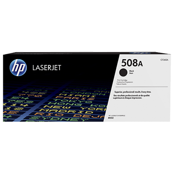 купить Картридж лазерный HP LaserJet 508A CF360A, Черный, совместимость HP Color LaserJet Enterprise M552/553/557 в Алматы
