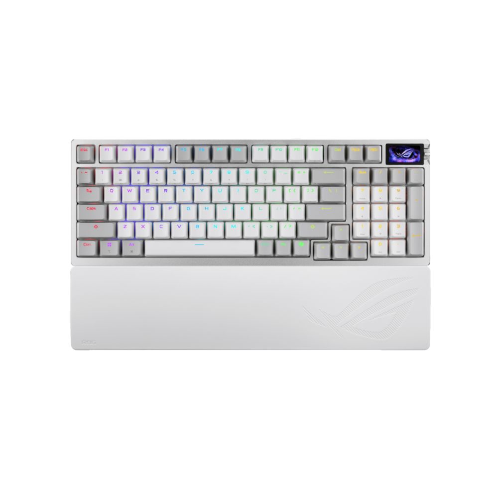 Купить Клавиатура ASUS M901 ROG AZOTH 96 HE/WHT/HFXV2/RU/ABS//KB ROG HFX в Алматы