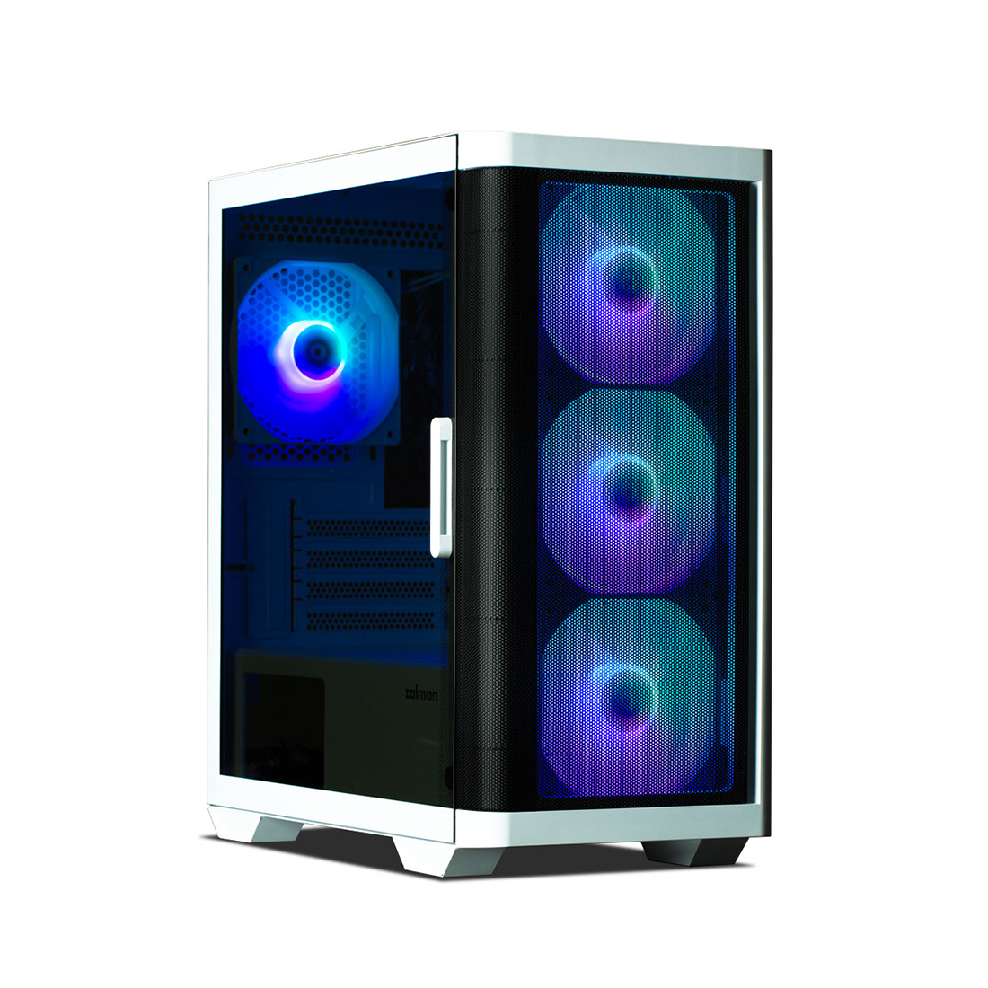 Купить Корпус Zalman M4, Mini Tower, m-ATX, m-ITX, White, 2x2.5*/1x3.5*, 2хUSB3.0, USB2.0 в Алматы