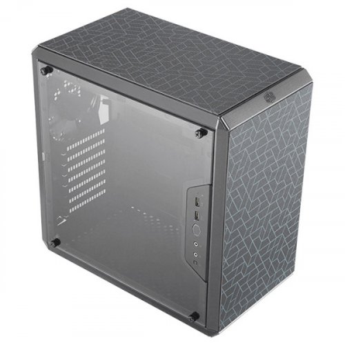 купить Компьютерный корпус, Cooler Master, MasterBox Q500L (), ATX/Micro ATX/ Mini ITX, USB 2*3.0, HD-Audio Mic, Кулер 1*12см, Высота процессорного кулера до 160мм, Толщина 0,6мм, Без Б/П, Чёрный в Алматы