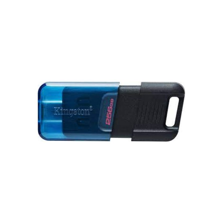 купить Флэш-накопитель Kingston 256Gb USB-C 3.2 Data Traveler 80M (Blue-Black) в Алматы