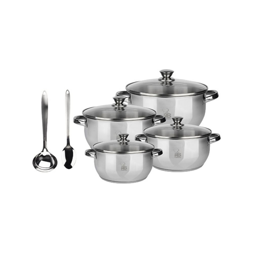 купить Набор посуды Renberg Silver RB-2083 10 pcs в Алматы
