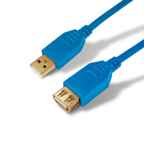 купить Удлинитель, SHIP, US004-1.5B, USB AM-AF, Hi-Speed USB 3.0, Голубой, Блистер, 1.5 м в Алматы
