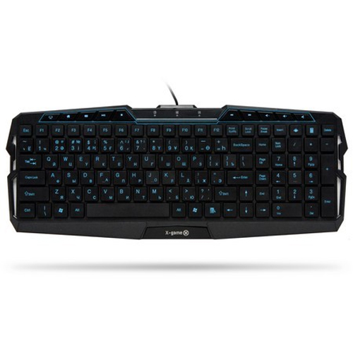 купить Клавиатура, X-Game, XK-500UB, Проводная, USB, Анг/Рус/Каз, Чёрный в Алматы
