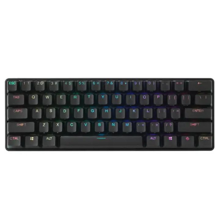 купить Клавиатура игровая Steelseries Apex Pro Mini Wireless US 64842 черный в Алматы