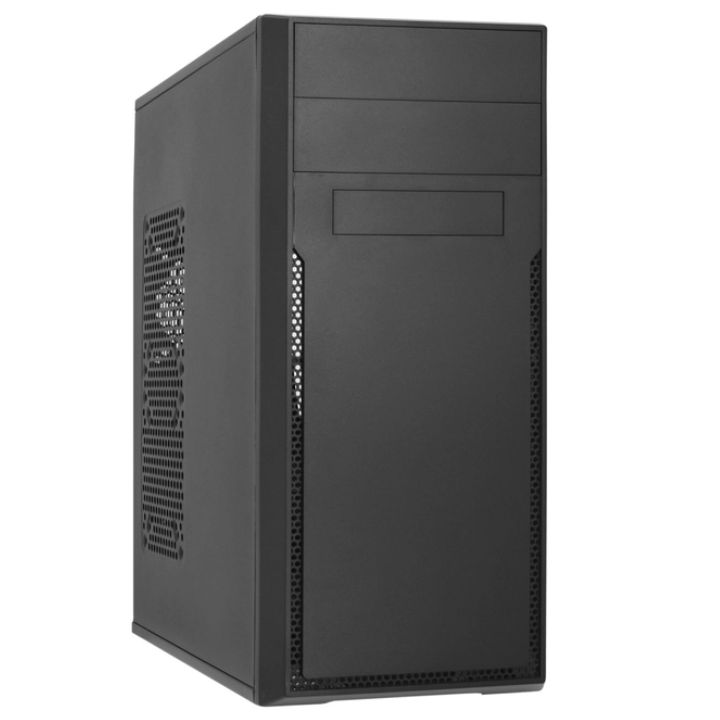 купить Компьютерный корпус Foxline FL-302, PSU 450W 8cm, w/2xUSB2.0, black, ATX в Алматы