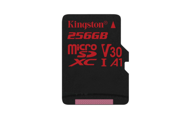 купить Карта памяти Kingston 256GB microSDXC Canvas React 100/80 U3 UHS-I V30 A1 Single Pack w/o Adp, SDCR/256GBSP в Алматы