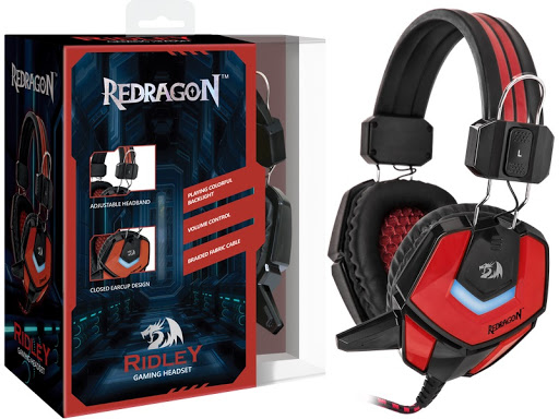 купить Игровая гарнитура стерео Defender Ridley, подсветка регулят. громк., 2,2 м кабель в Алматы