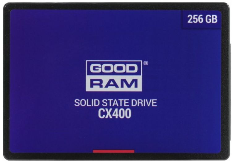 купить Твердотельный накопитель 256GB SSD GOODRAM CX 400 2.5&rdquo; SATA3 3D NAND R550Mb/s W490MB/s 7mm SSDPR-CX400-256 в Алматы