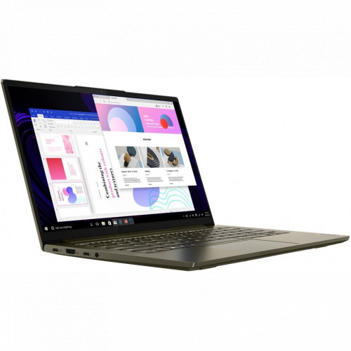 купить Ноутбук Lenovo Yoga Slim7 14ITL05 14* FHD Intel® Core™ i7 1165G7/8Gb/SSD 512Gb/Win10/Dark Moss(82A300CXRU) в Алматы