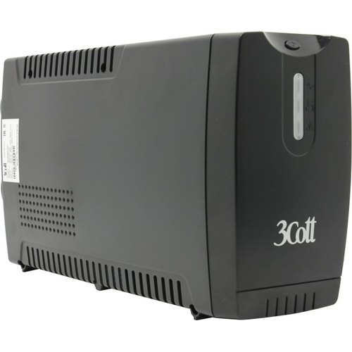 купить Источник бесперебойного питания 3Cott-850-CNL, Connect line, Smart, AVR, 850VA/510W, 12V/9Ah, Schuko*3, USB, RJ11, LED в Алматы