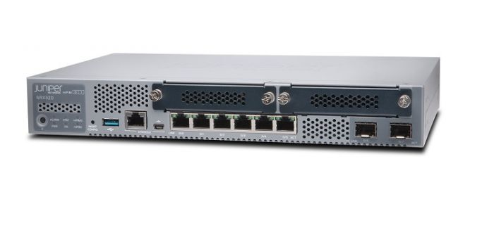 купить SRX320-SYS-JB Маршрутизатор SRX320 Services Gateway includes hardware (8GE, 2x MPIM slots, 4G RAM, 8G Flash, power adapter and cable) and Junos Software Base (Firewall, NAT, IPSec, Routing, MPLS and Switching). RMK not included в Алматы