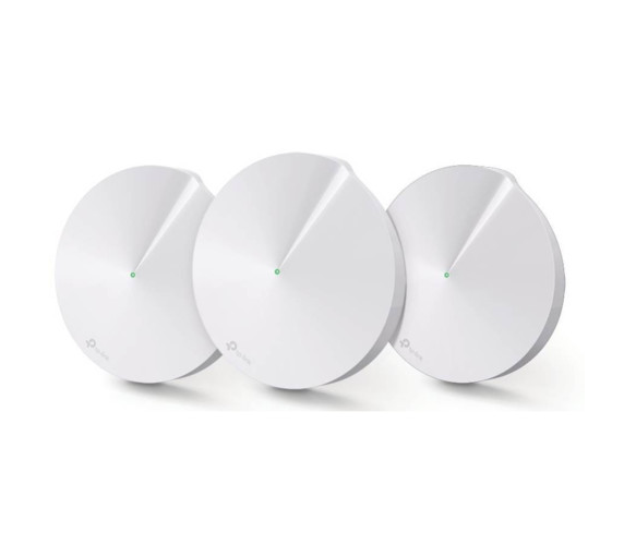 купить Домашняя Mesh Wi-Fi система GbE AC1300 Tp-Link Deco M5 (3 устройства) <867Mbps 5Ghz   400Mbps 2.4Ghz, 802.11ac/a/b/g/n, 2 гигабитных порта LAN/WAN> в Алматы