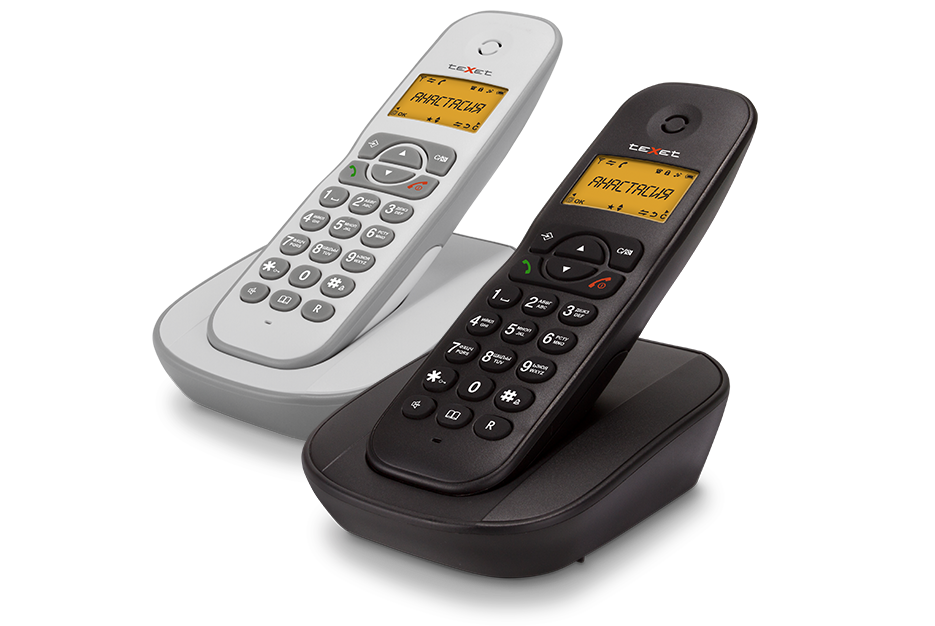 купить Телефон беспроводной Texet TX-D4505A бело-серый в Алматы
