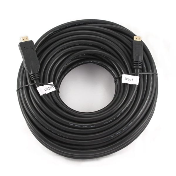 купить Кабель HDMI Cablexpert CC-HDMI4-30M, 30м, v1.4, 19M/19M, черный, позол.разъемы, экран, однонаправлен в Алматы