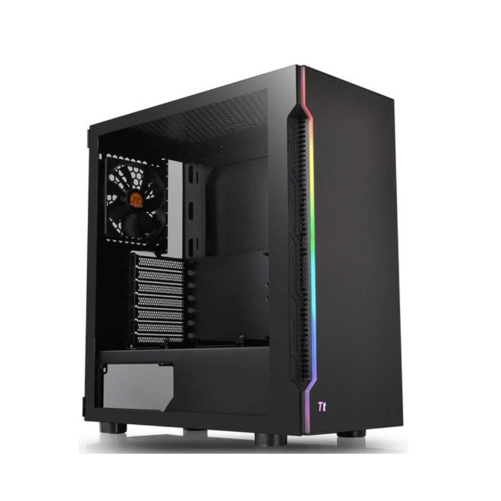 Купить Корпус Thermaltake H200 TG RGB, Midi Tower, ATX, Black, 2x3.5*/3x2.5*, 2xUSB3.0  CA-1M3-00M1WN-00 в Алматы