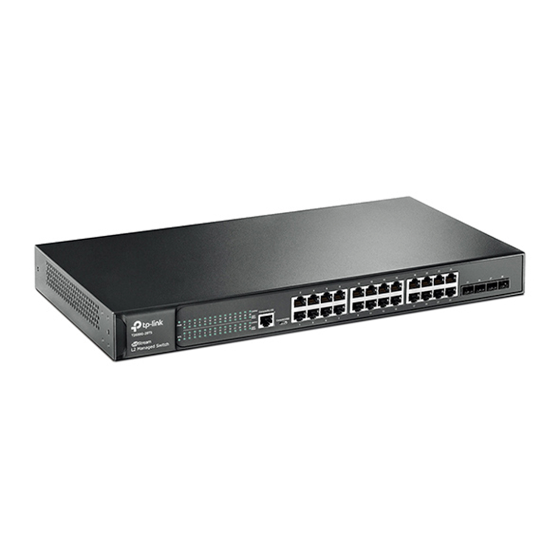 купить Коммутатор управляемый GbE 24-портовый Tp-Link T2600G-28TS (TL-SG3424) <JetStream&trade; 24-Port Gigabit L2 Managed Switch with 4 Gigabit SFP Slots, 56Gbps, 1 RJ45 Console Port, 1 Micro-USB Console Port> в Алматы