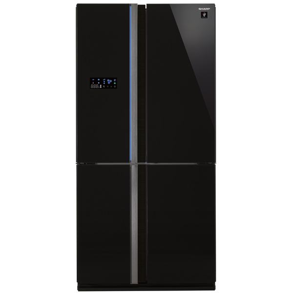 купить Холодильник Sharp SJFS97VBK Side by side, black/glass /  в Алматы