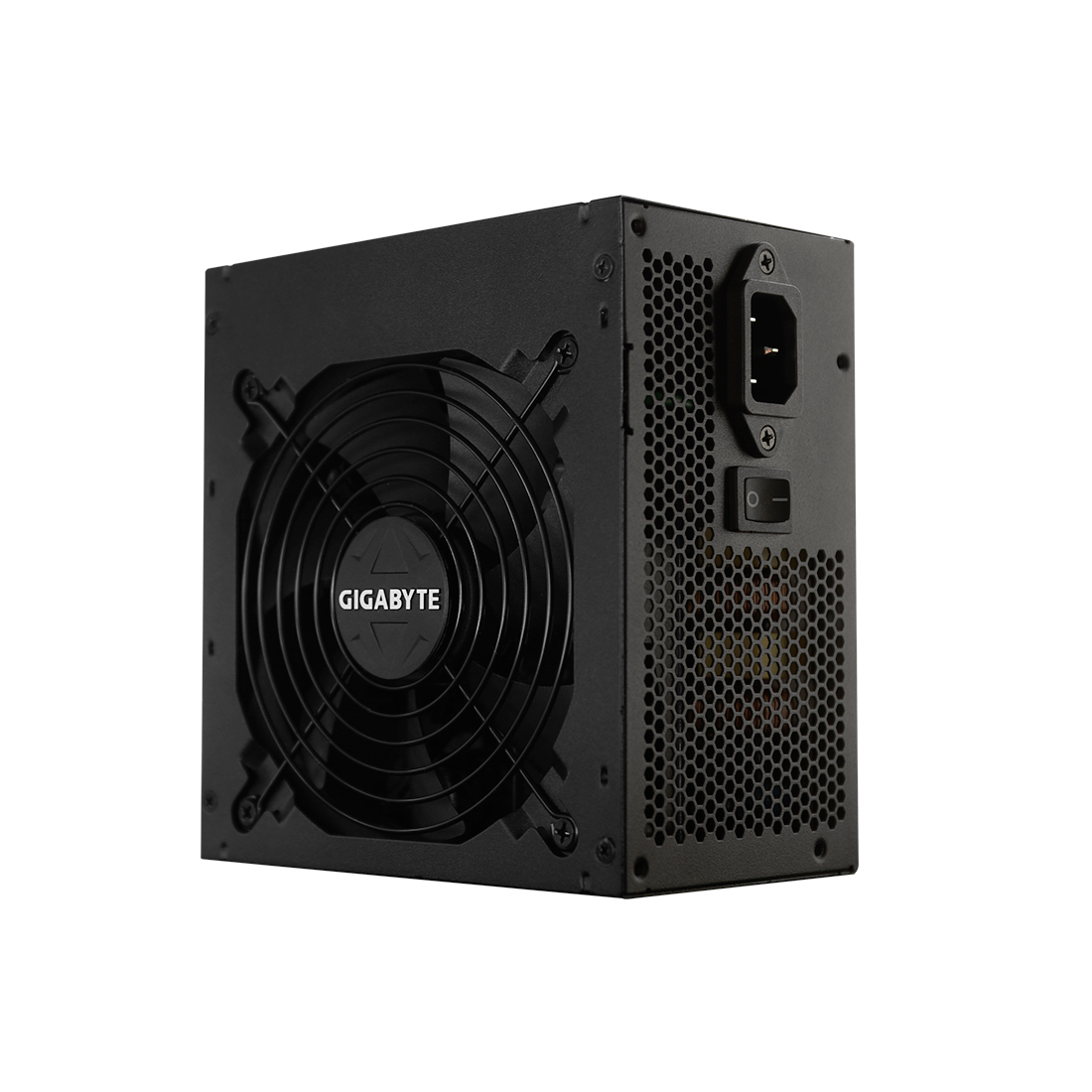 купить Блок питания, Gigabyte, GP-B700H, 700W, ATX, APFC, 20 4 pin, 4 4pin, 7*Sata, 3*Molex, 1*FDD, 4*PCI-E 6 2 pin, Вентилятор 12 см, Кабель питания, Чёрный в Алматы