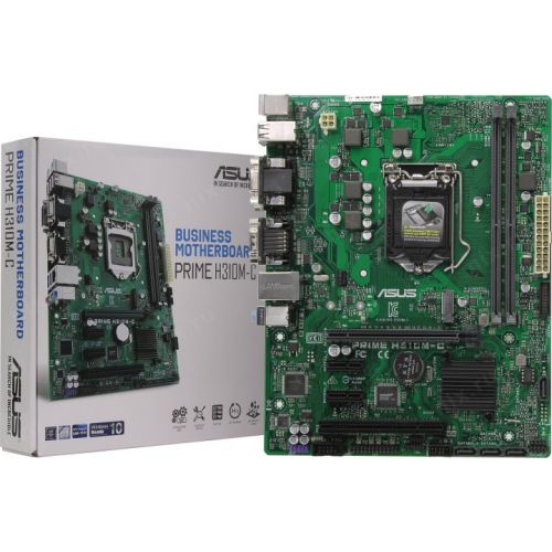 купить Материнская плата ASUS PRIME H310M-C LGA1151 iH310 2xDDR4 (2666) 4xSATA3 1xM.2 1xD-Sub, 1xDVI, 1xPCIe3.0/2.0x16, 2xPCIe2.0x1, 1xPCI, 1xLAN, 2xUSB3.1, 4xUSB2.0, 2xPS/2 microATX                                                                            в Алматы