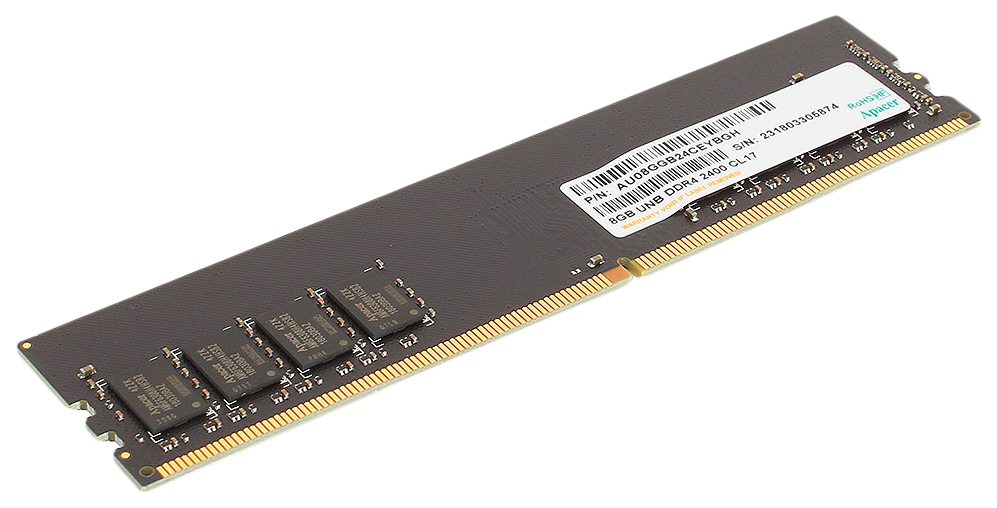 купить Модуль памяти Apacer EL.08G2T.GFH 8 GB  DDR4 2400 MHz DIMM CL17 в Алматы