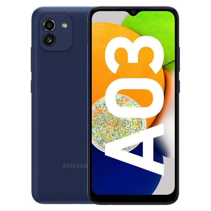 купить Смартфон Samsung Galaxy A03 64GB, Blue (SM-A035FZBGSKZ) в Алматы