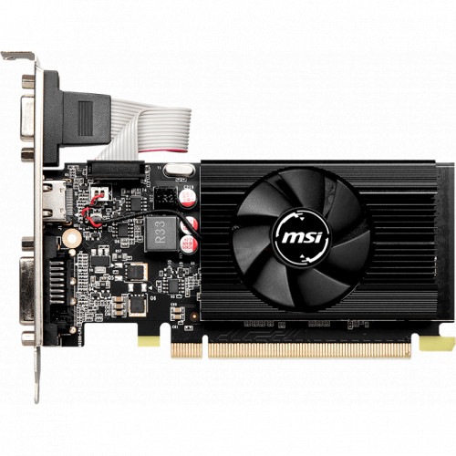 купить Видеокарта MSI GeForce GT 730, 2GB DDR3 64-bit 1xVGA 1xDVI 1xHDMI N730K-2GD3/LP в Алматы