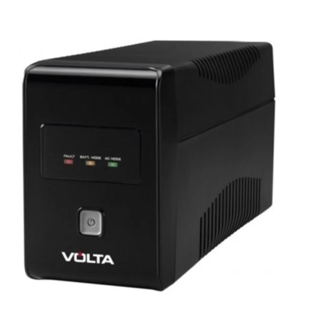 купить UPS Volta  Active 850 LED, 480W, 12V/9Ah, 2 розет., LED,  AVR, USB, RJ-45,  Black в Алматы