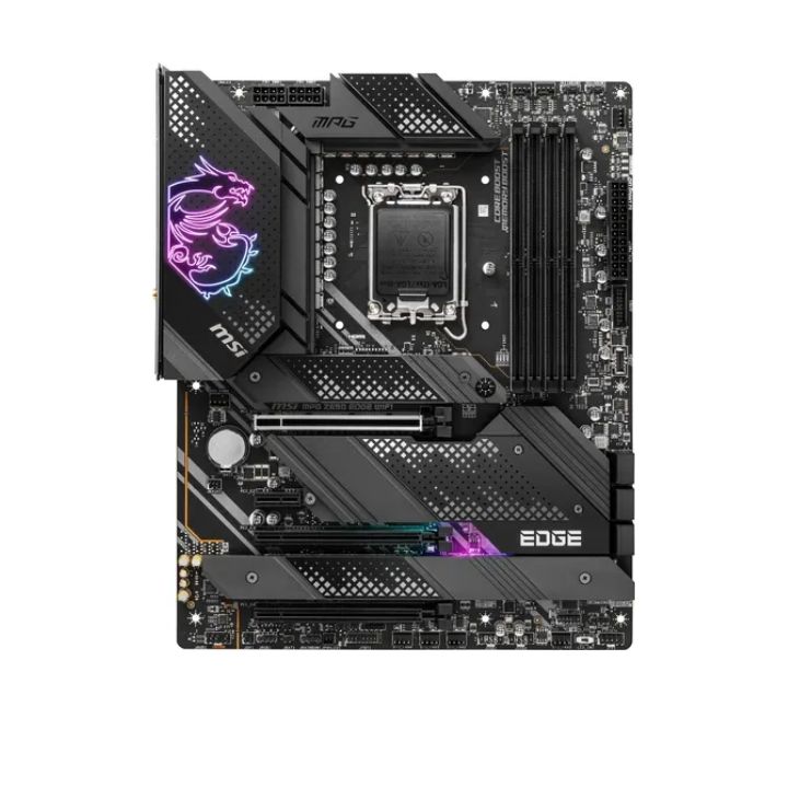 купить Материнская плата MSI MPG Z690 EDGE WIFI LGA1700 iZ690 4xDDR5 6xSATA3 RAID 4M.2 HDMI DP ATX в Алматы
