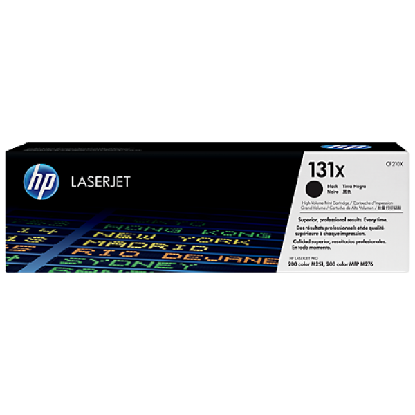купить Картридж лазерный HP CF210X 131x for LaserJet Pro M251/M276 2.3K, увеличенной емкости, Black в Алматы