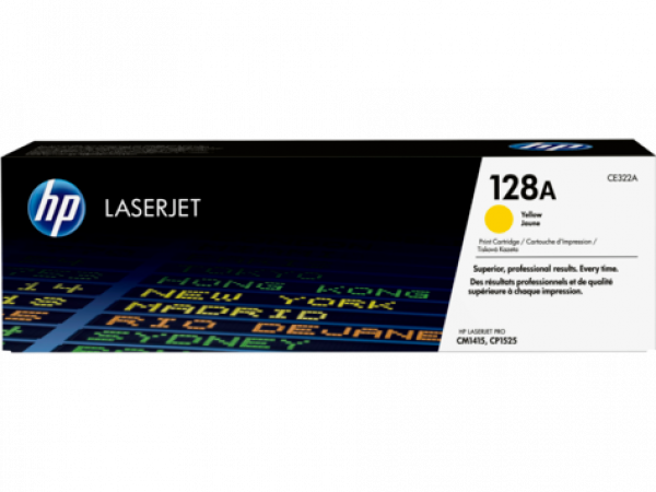 купить Картридж лазерный HP CE322A, Жёлтый, 1300 Color LaserJet Pro CP1525/CM1415 в Алматы